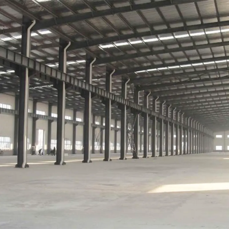 Bâtiment industriel composite acier et béton