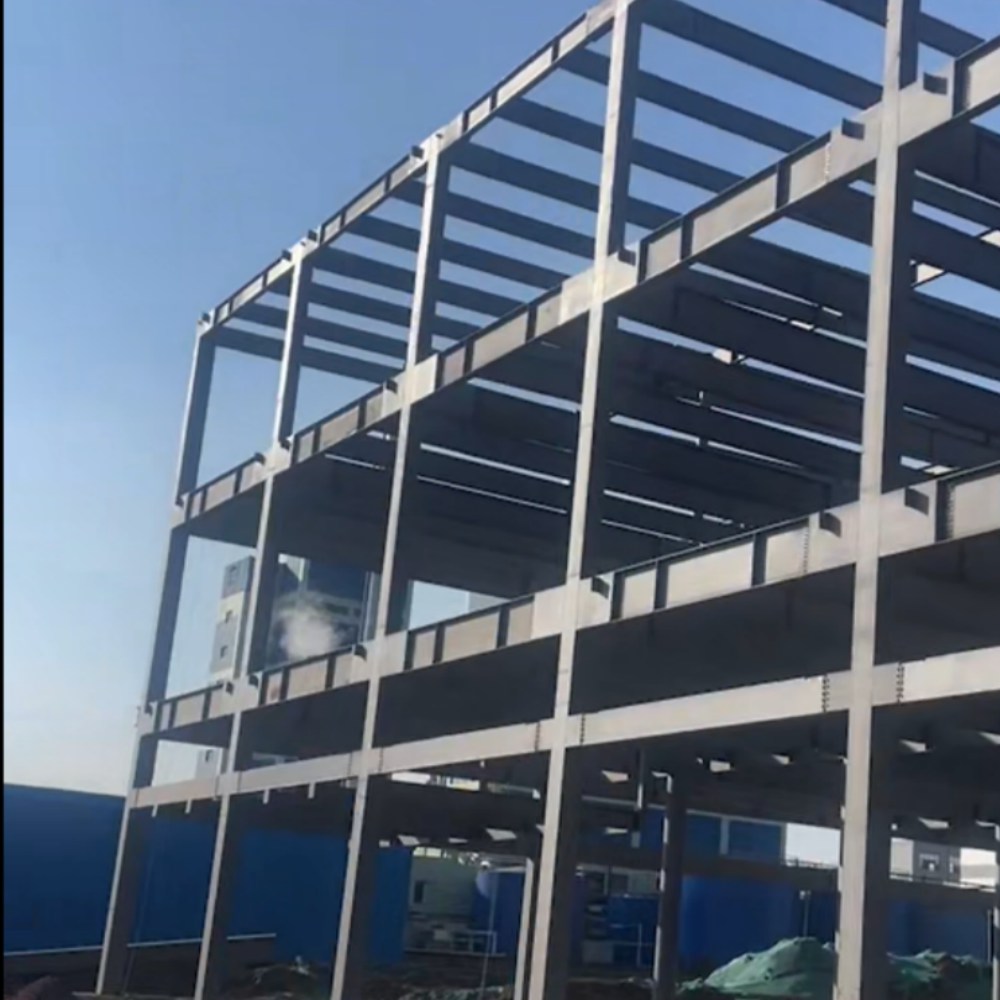 Atelier industriel de structure métallique de cadre de portail préfabriqué robuste et à haute résistance Q355 conçu sur mesure
