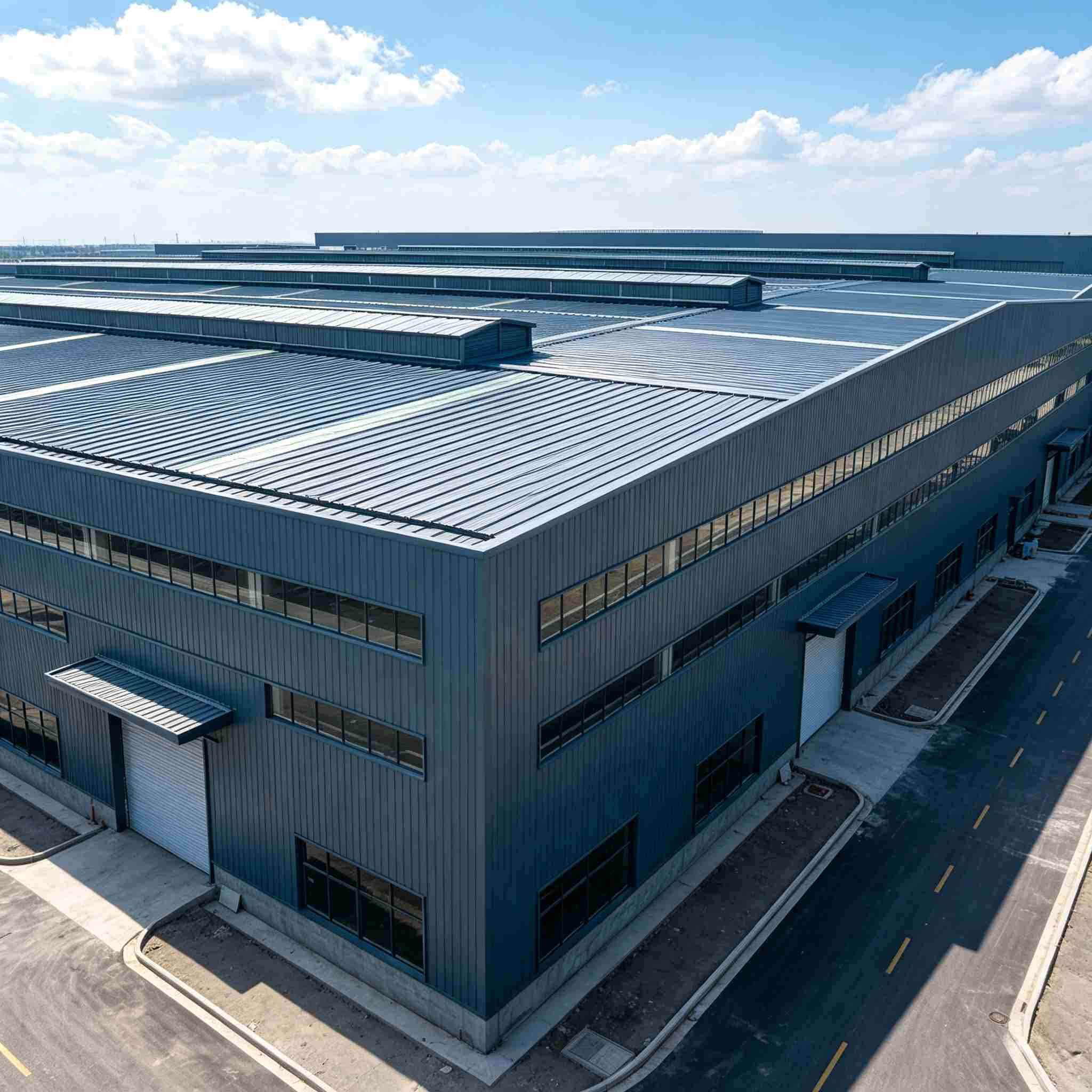 Usine de fabrication de cadres métalliques préfabriqués Q355B personnalisés