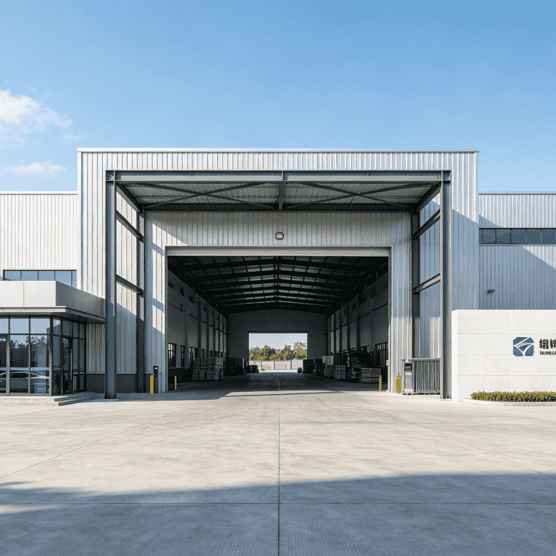 Entrepôt de structure métallique préfabriquée à construction rapide
