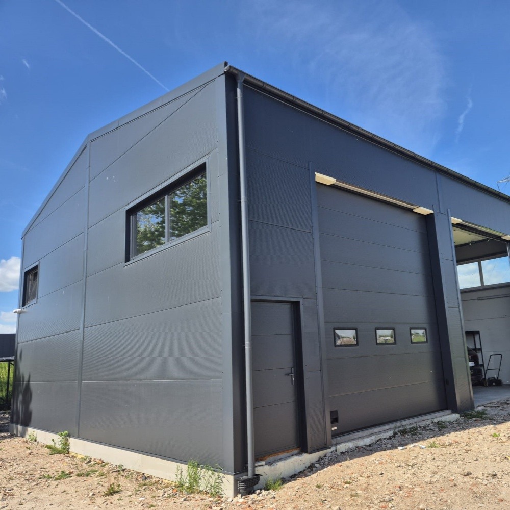 Structure en acier de haute qualité, cadre en acier préfabriqué pour la construction d'ateliers d'entrepôt