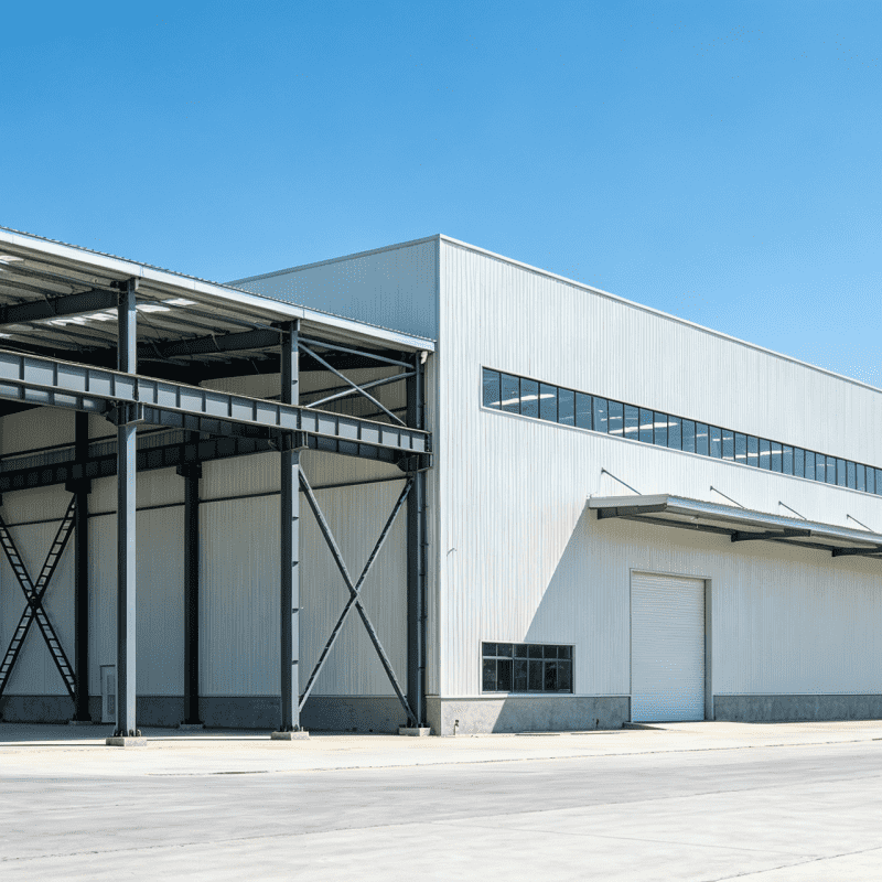 Entrepôt préfabriqué d'usine de panneau 