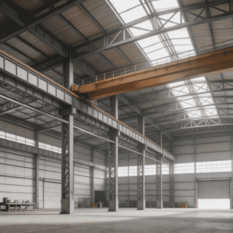 Atelier industriel et bâtiment d'entrepôt de cadre en acier de portail préfabriqué
