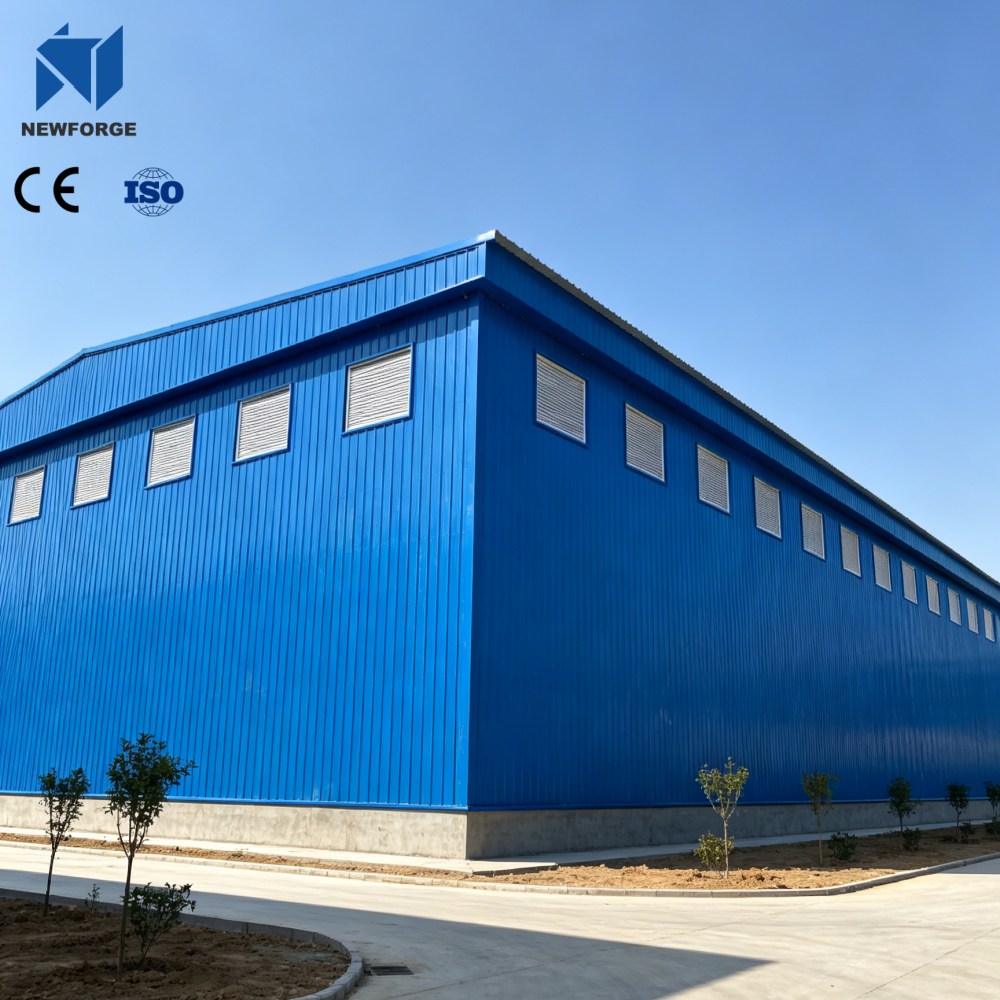 Atelier industriel préfabriqué de cadre métallique de structure métallique pour l'usine de production en usine