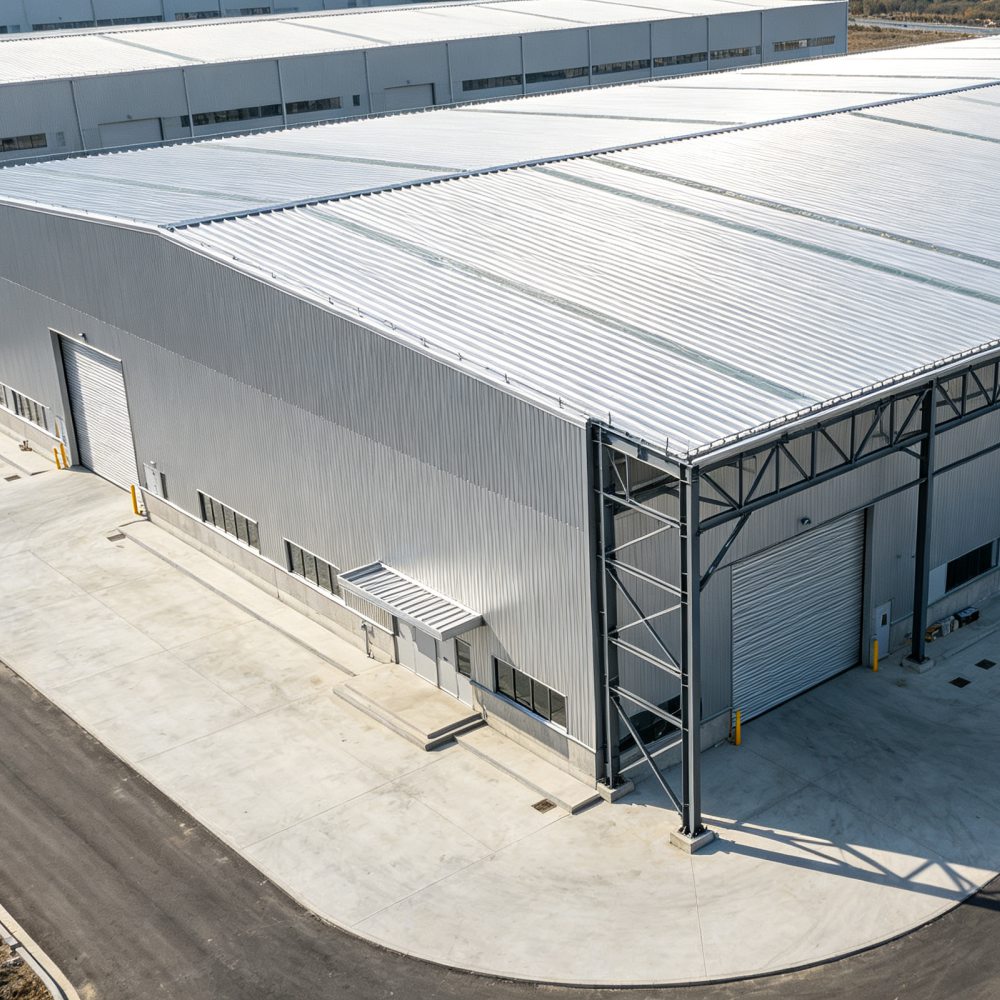 Q355B Structure en acier préfabriquée atelier cadre métallique usine industrielle bâtiment usine personnalisée directe