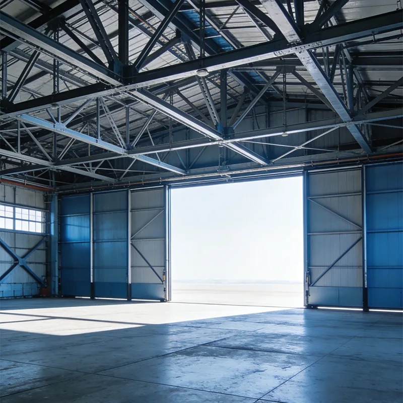 Cintre d'avion à structure métallique