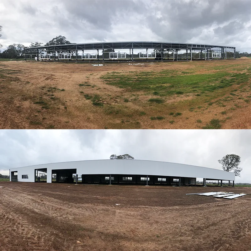 Ferme à structure métallique